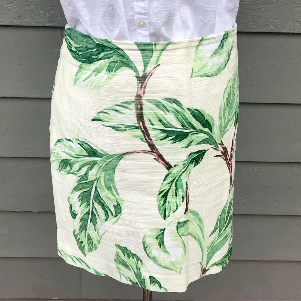 Ann Taylor Botanical-Print Skirt